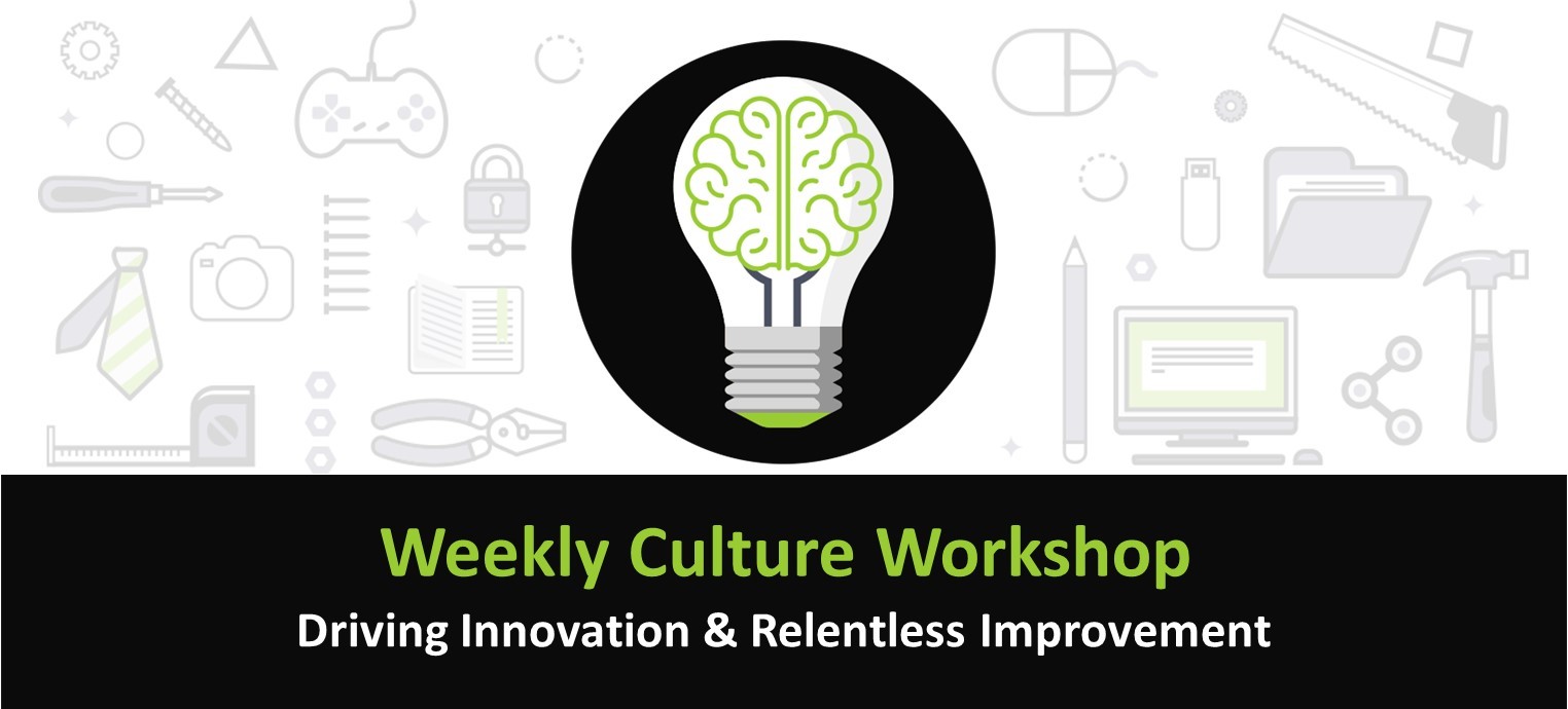 Weekly Culture Workshop: Driving Innovation & Relentless Improvement