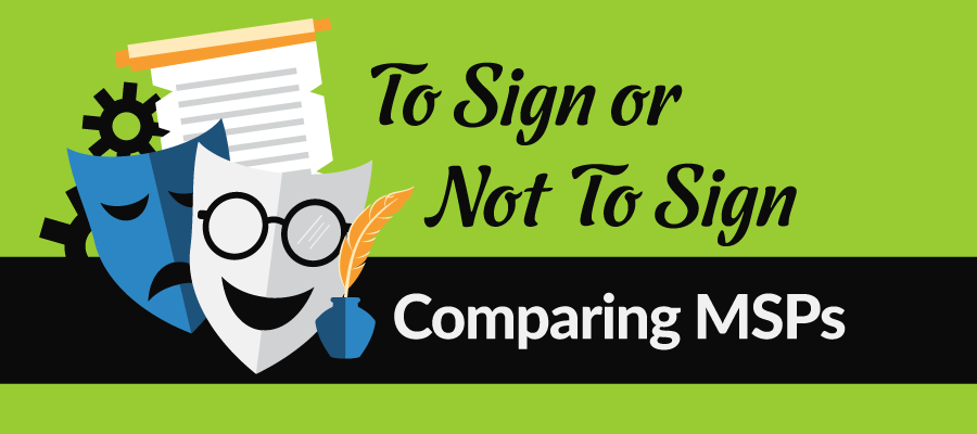 To Sign or Not To Sign: Comparing Managed Service Providers